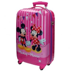 Maleta de Viaje Infantil Disney Minnie y Mickey