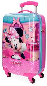 Maleta Infantil Trolley Minnie Smile Disney Rosa