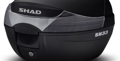 Shad Baúl Moto Sh 33 Con capacidad para 1 Casco integral Parrilla y kit de tornillería incluidas Diseñado en Barcelona