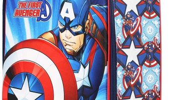 Karactermania Capitán América First-Maleta Trolley Soft 3D, Multicolor, Un tamaño