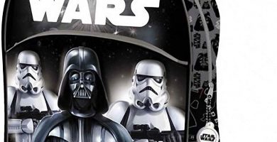 Mochila Infantil 3D Star Wars Darth Vader Y STORMTROPERS de 32x27x10 cm.